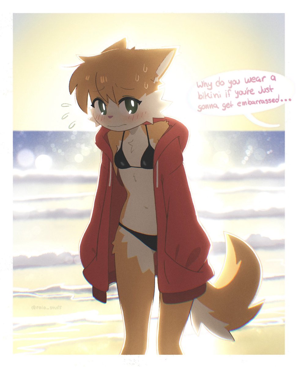 shy at the beach… 👉🏼👈🏼