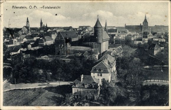 Stern_66's tweet image. Panoramablick auf das Schloss von Allenstein, Ostpreußen
Die Stadt ist bis heute inklusive Schloss wunderschön erhalten :D