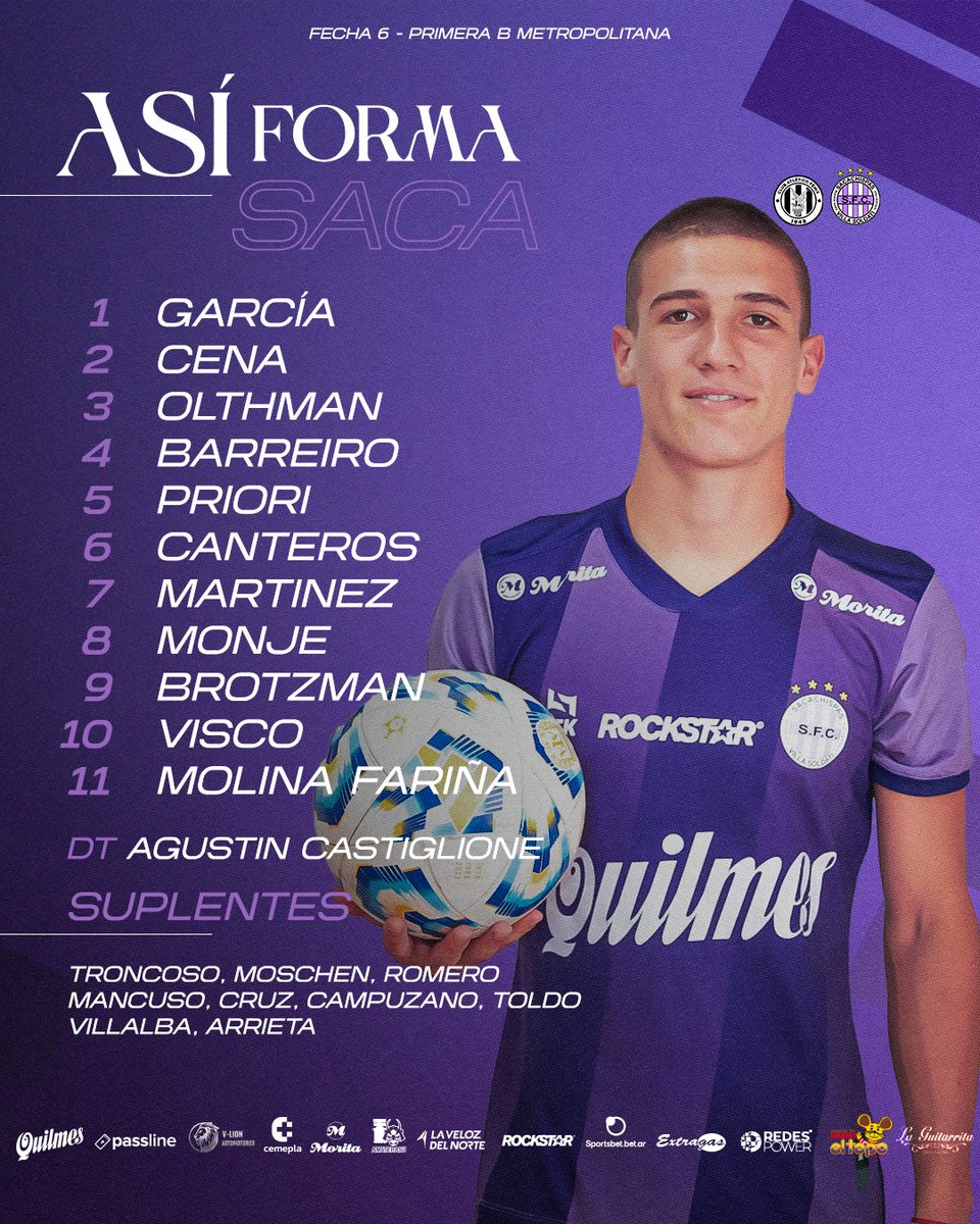 SacachispasOK's tweet image. Los 11 que hoy nos harán olvidar que el auto de Colapinto es una poronga...
Vamos Lila 💜💪