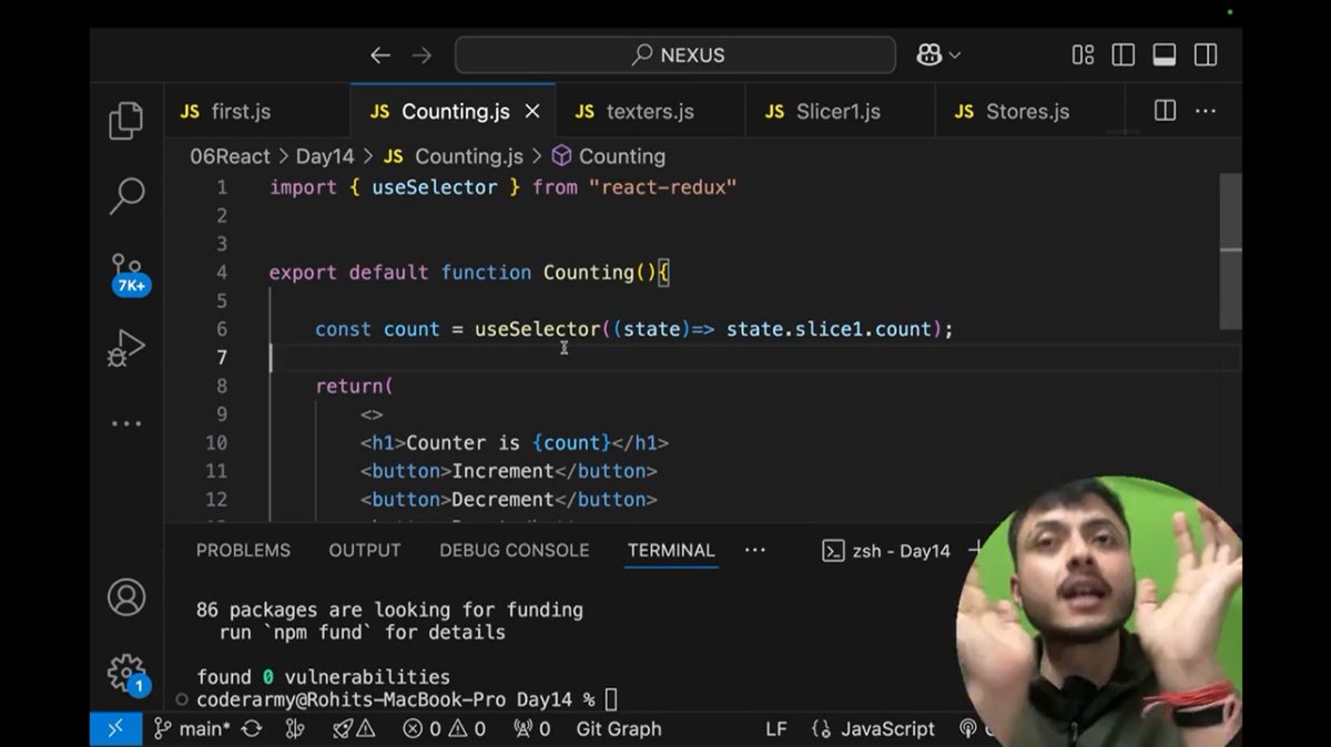 Samir_kumar19's tweet image. Day 13 of #30DaysCodeChallenge
1️⃣ Covered 3 hrs of CSS lectures 🎨
2️⃣ Built a simple project using Redux 🧠
⚡ Productivity: Medium
#CSS #Redux #ReactJS #WebDev #100DaysOfCode #CodingJourney