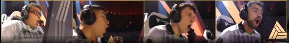 TheCDLKid's tweet image. Huke’s reaction is the funniest of all of them 😂