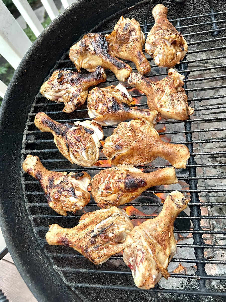 whatkenatetoday's tweet image. Soy marinaded drums with some @FireHatchRubs’ Cajun Kicker. Doing a little fusion.