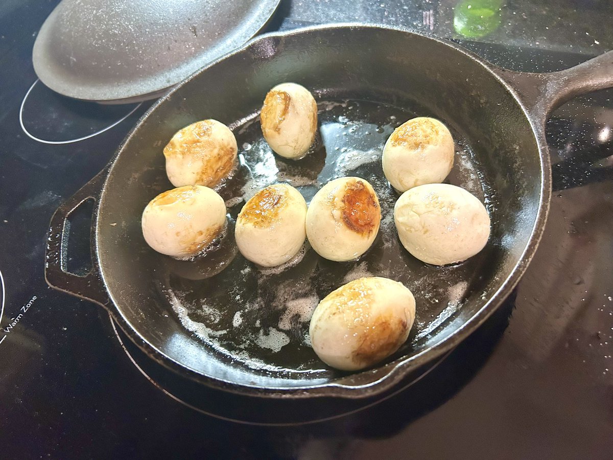 whatkenatetoday's tweet image. Making Cajun eggs. I didn’t have lemon pepper. But I had @DadsSeasonings’ Lemon Pepper rub!