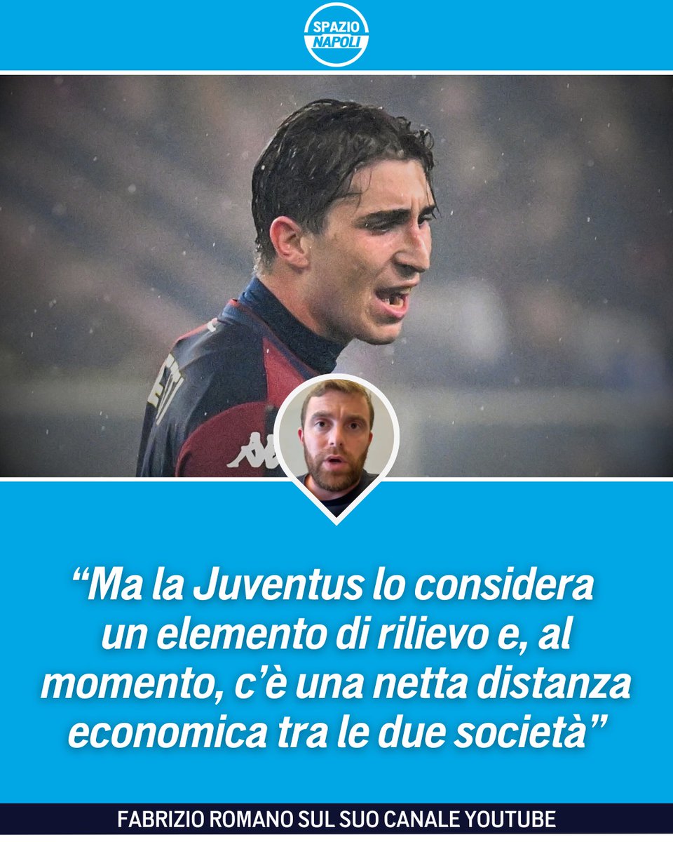 Spazio_Napoli's tweet image. Fabrizio Romano ci aggiorna riguardo la situazione di Fabio Miretti 🚨
Il giocatore continua a piacere molto al Napoli, club che però sperava in un'operazione low-cost 💸
La Juventus lo ritiene un profilo importante e, al momento, la distanza economica tra le parti resta…