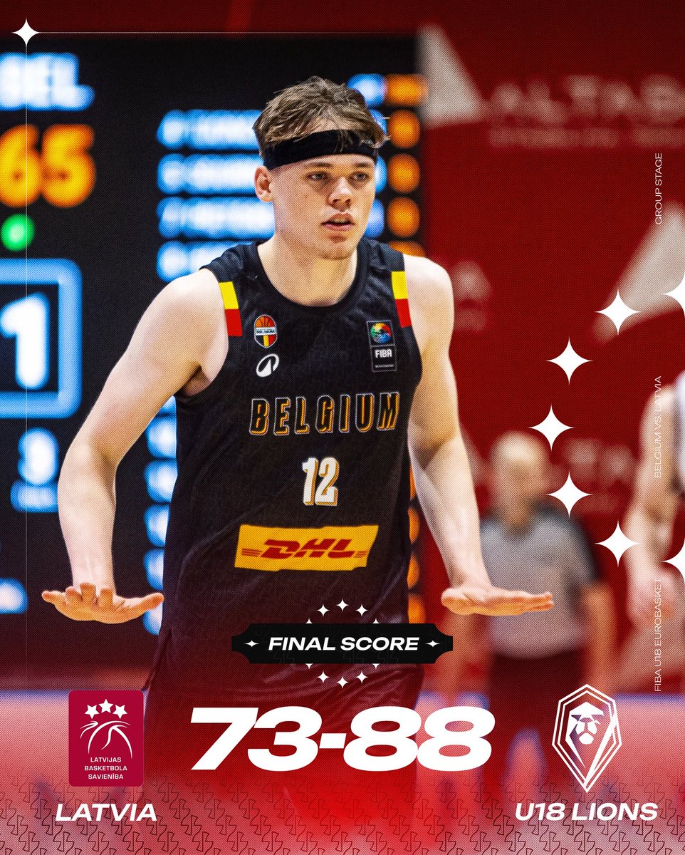 U18 Lions take down Latvia 🇱🇻 and earn their first win at @eurobasket 🔥👀

#basketballbelgium #u18lions