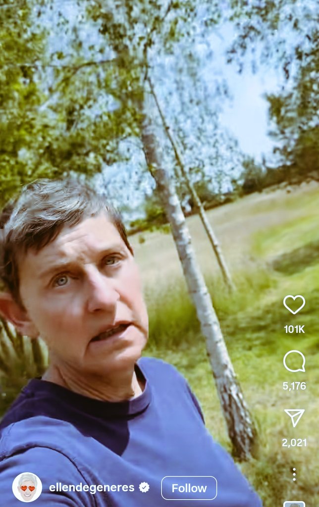 37Lemons's tweet image. Let&apos;s check in on a man living abroad:

Ellen DeGeneres in England

1) what&apos;s up, dude?
2) just a weird wacko wacking weeds...does that look like a female build?...Satanic lighting bolt
3) a little guy on a tractor
4) here&apos;s a throwback to him dressed like Dr. Phil for Halloween