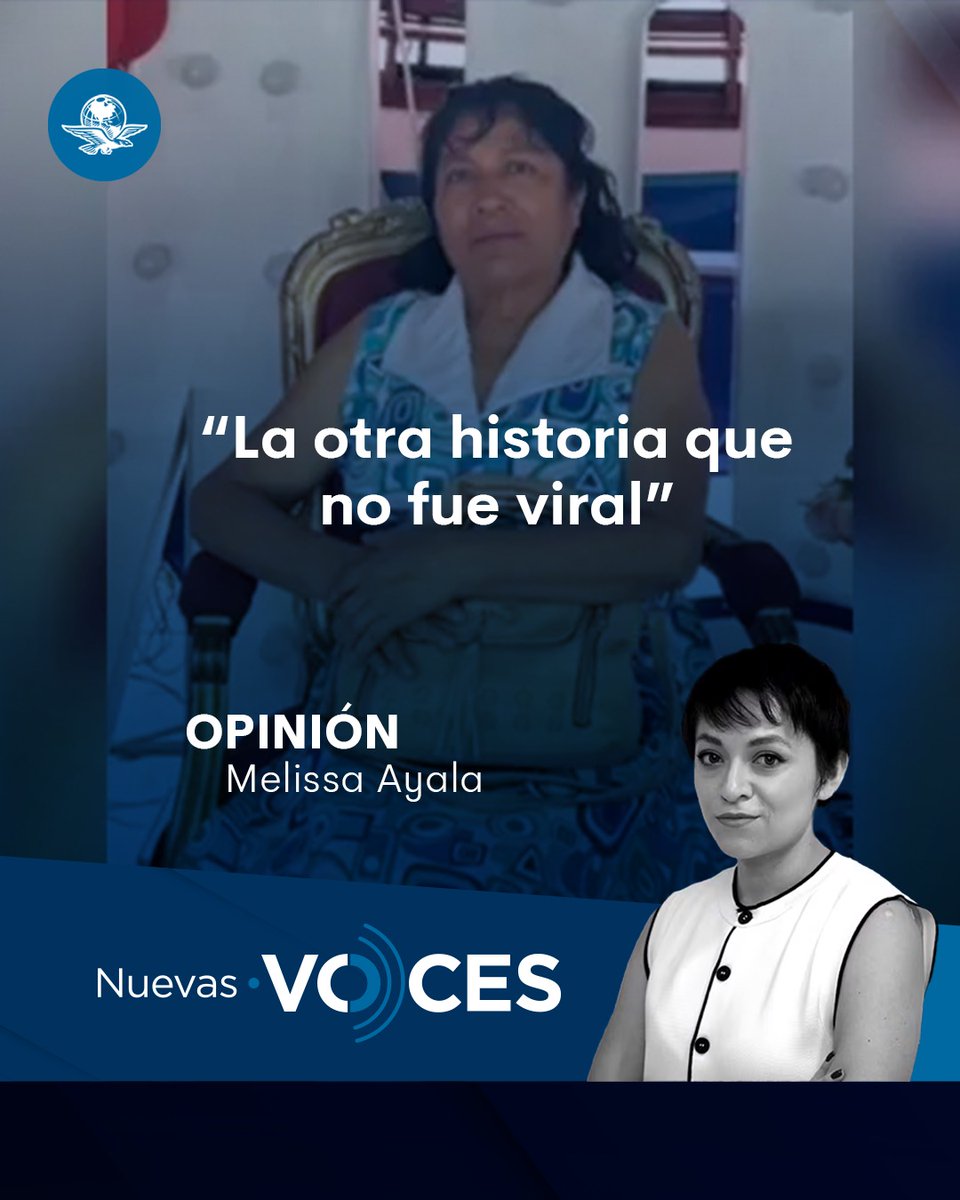 El Universal (@el_universal_mx) on Twitter photo #NuevasVoces | "Irma no recibió la atención nacional que recibieron las declaraciones del Chicharito, pero su historia importa. No solo porque es trágica, sino porque refleja grandes problemas públicos y estructurales", #Opinión de <a href="/melissaayala92/">Melissa AG</a> ✍️
eluniversal.com.mx/opinion/meliss… #NuevasVoces | "Irma no recibió la atención nacional que recibieron las declaraciones del Chicharito, pero su historia importa. No solo porque es trágica, sino porque refleja grandes problemas públicos y estructurales", #Opinión de <a href="/melissaayala92/">Melissa AG</a> ✍️
eluniversal.com.mx/opinion/meliss…