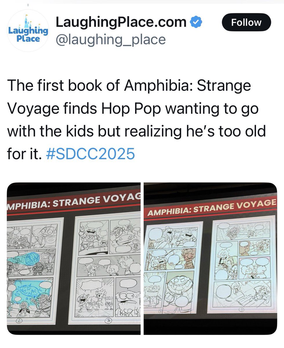 MissTrifolium's tweet image. This is so SAD what??
Why does Hop Pop have to watch while everyone he loves goes and has awesome adventures and lives without him ☹️☹️ WE LOVE YOU HOP POP #Amphibia
