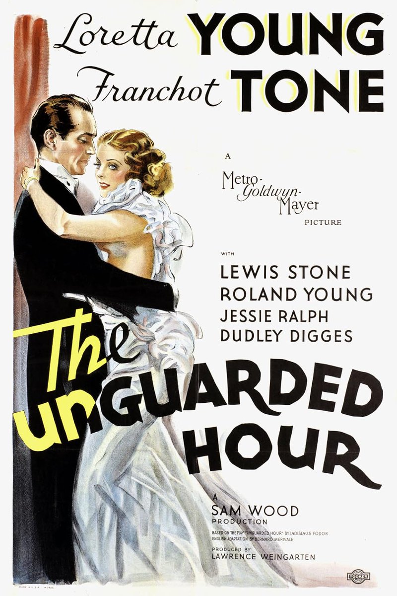 Revisiting 
The Unguarded Hour (1936)