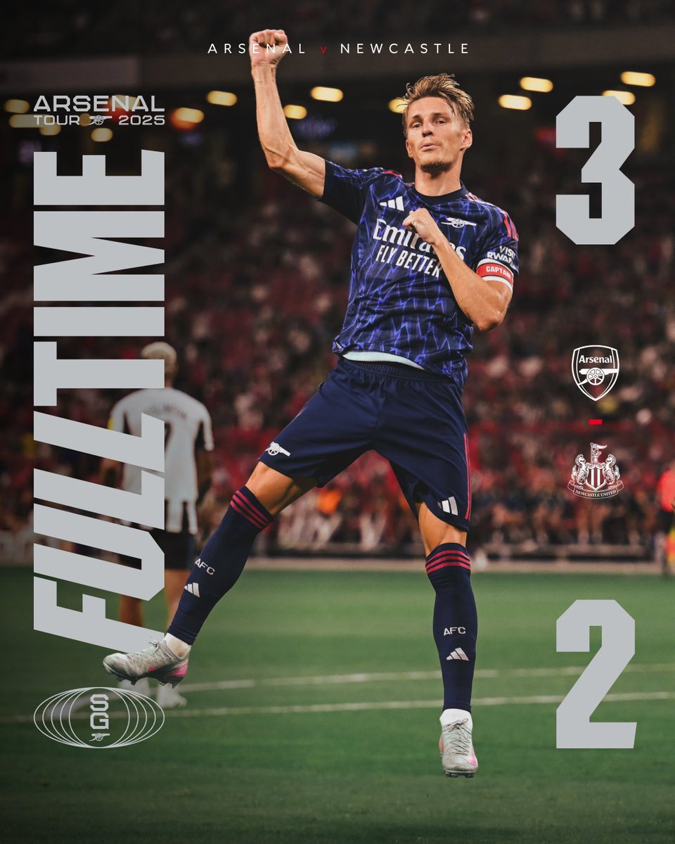 sirrenstein's tweet image. Arsenal 3-2 Newcastle
(Pre-season friendly – Premier League intensity)
The best teams don’t panic when they go behind. They respond.
Calafiori & Lewis-Skelly 🤔
Zubimendi 🧠
Odegaard ⚡️
Dowman 🌟
Quick thoughts below. 🧵👇