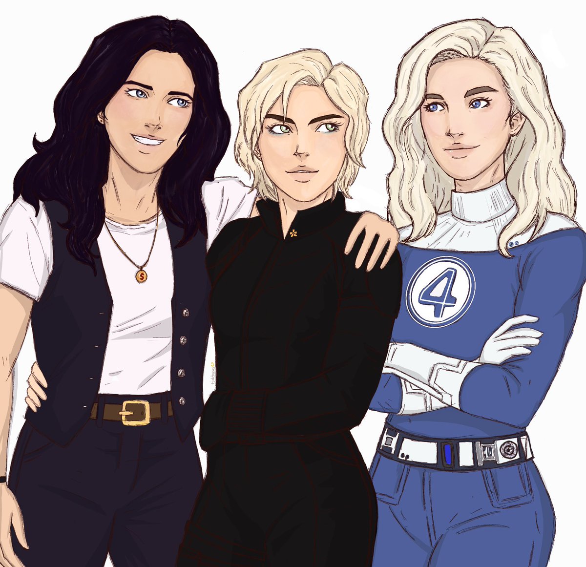 our 2025 cbm leading ladies trifecta💫
#fantasticfour  #superman #thunderbolts