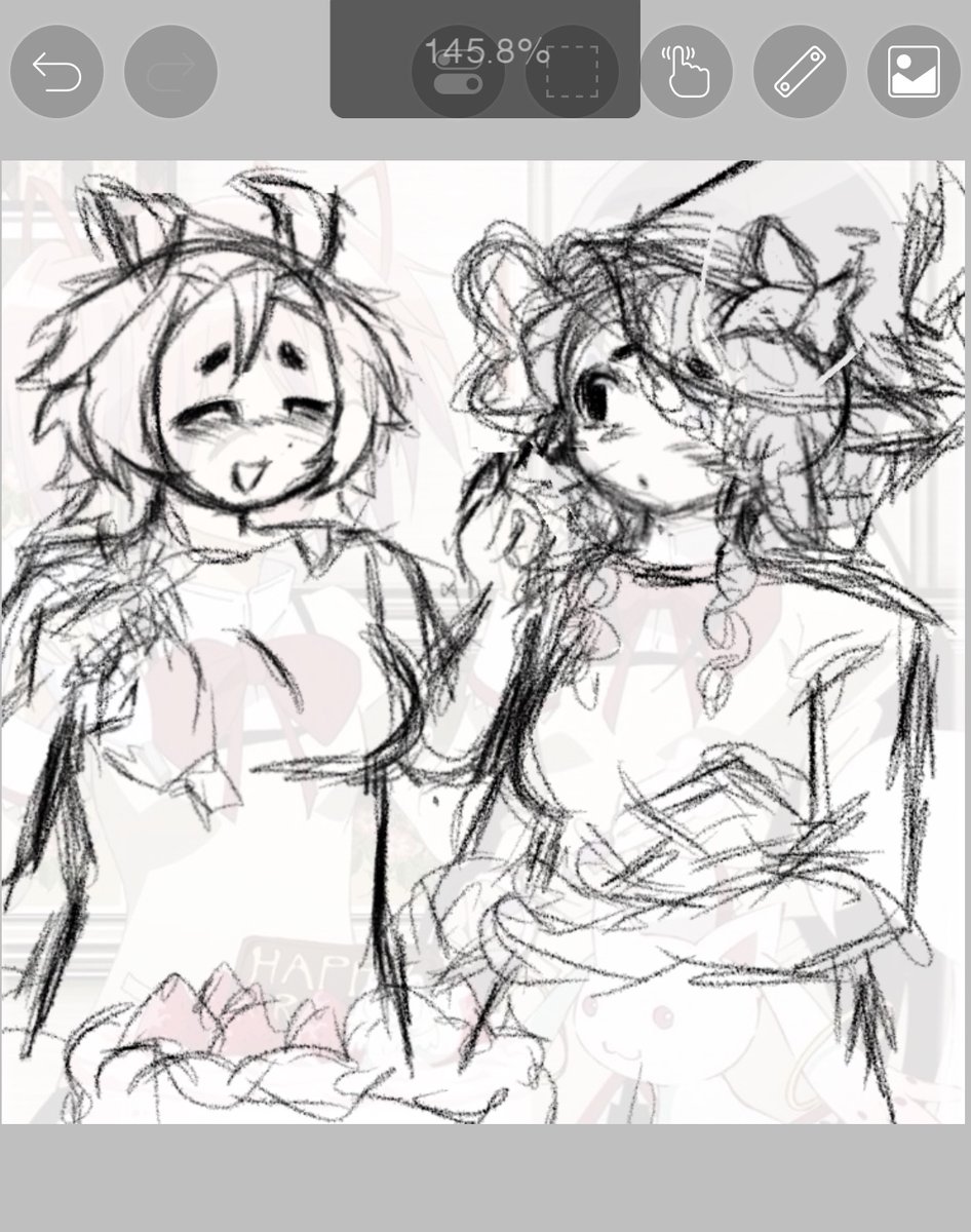etherealitian's tweet image. Azuretime wip for my bday (hands are drawn messy but I’ll fix them once I finish it)
