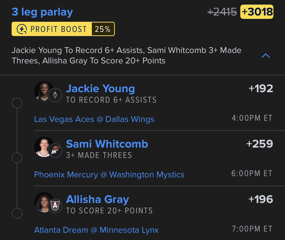 Lottolocks's tweet image. +3018 #WNBA 🏀 BOOSTED LOTTO 🔥

#GamblingX