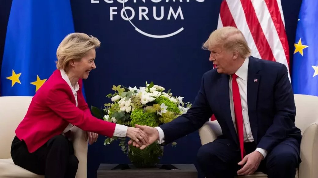 BREAKING: 🇺🇸🇪🇺 Trump announces US-EU trade deal:

🔹 0% tariffs on trade
🔹 EU to buy $750B in US energy
🔹 $600B EU investment in the US
🔹 EU to buy US autos &amp; military gear
🔹 Auto tariffs cut to 15%

Trump: “Biggest deal ever reached”