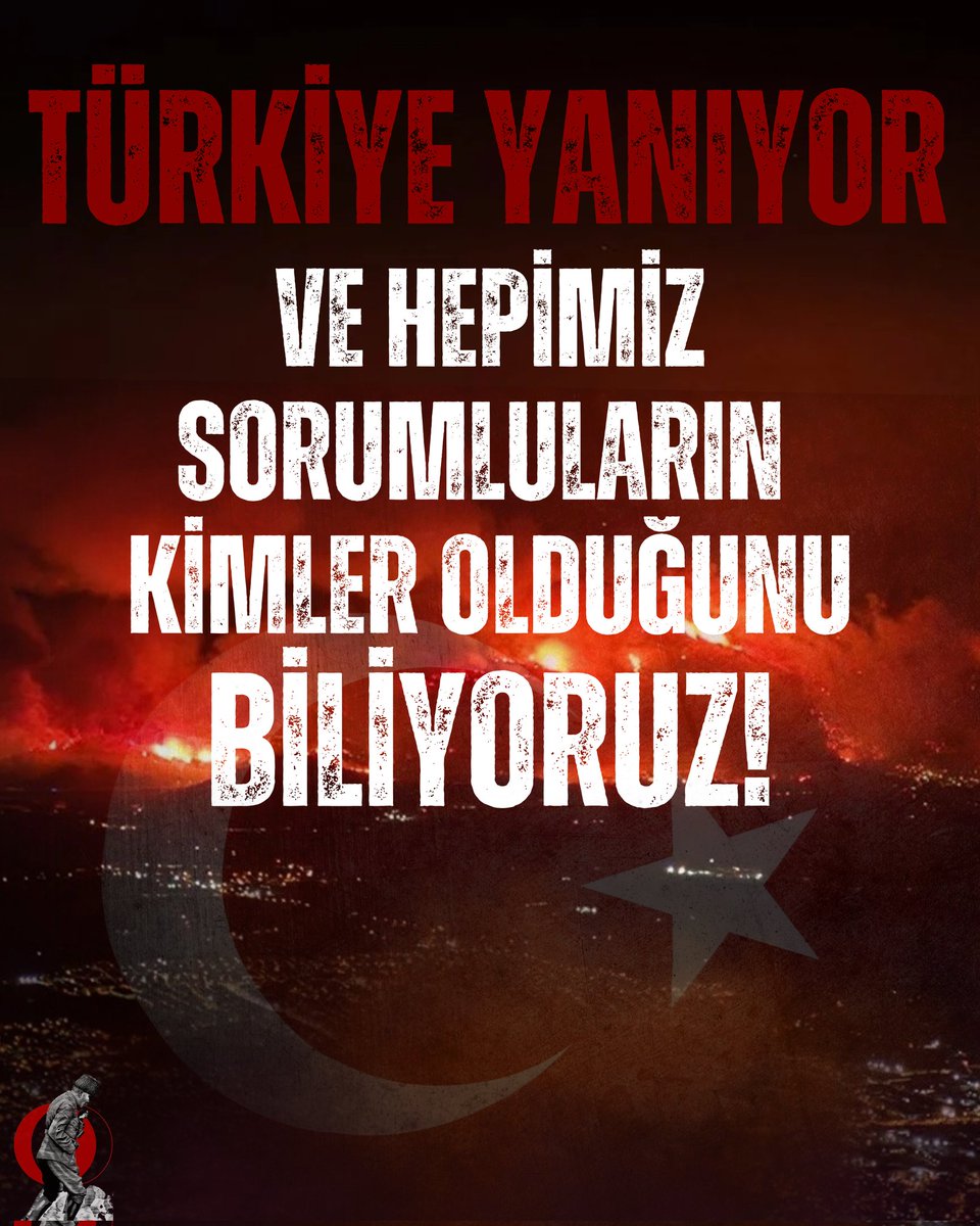 "Memleketin her köşesinde tüm yurttaşlarımızın bu yangınları konuşması, çevresine durdurulmayan yangınlardan bahsetmesi ve neden Türkiye'nin değişmeyen gündeminin onca can kaybına yol açan afetler olduğunu düşünmesi gerekmektedir. Unutmayalım ki ateş yalnızca düştüğü yeri yakmaz,
