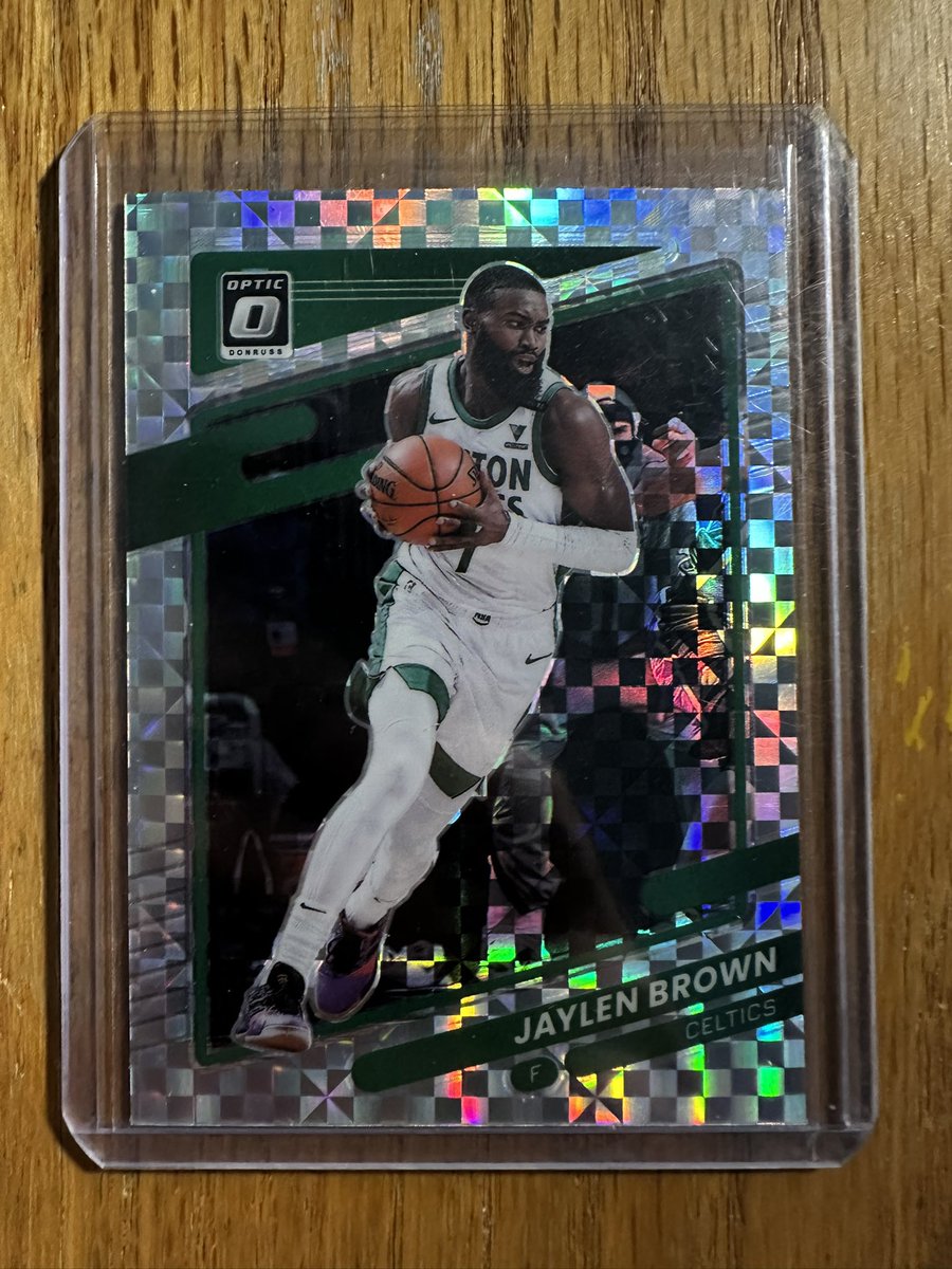 euphoriccards's tweet image. #euphoricstacksaleaugust
Jaylen Brown Checkerboard
$6
See pinned tweet for rules and shipping