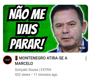 hugoman98's tweet image. W, o Luís MonteBRANCO a atacar o Marcelo.