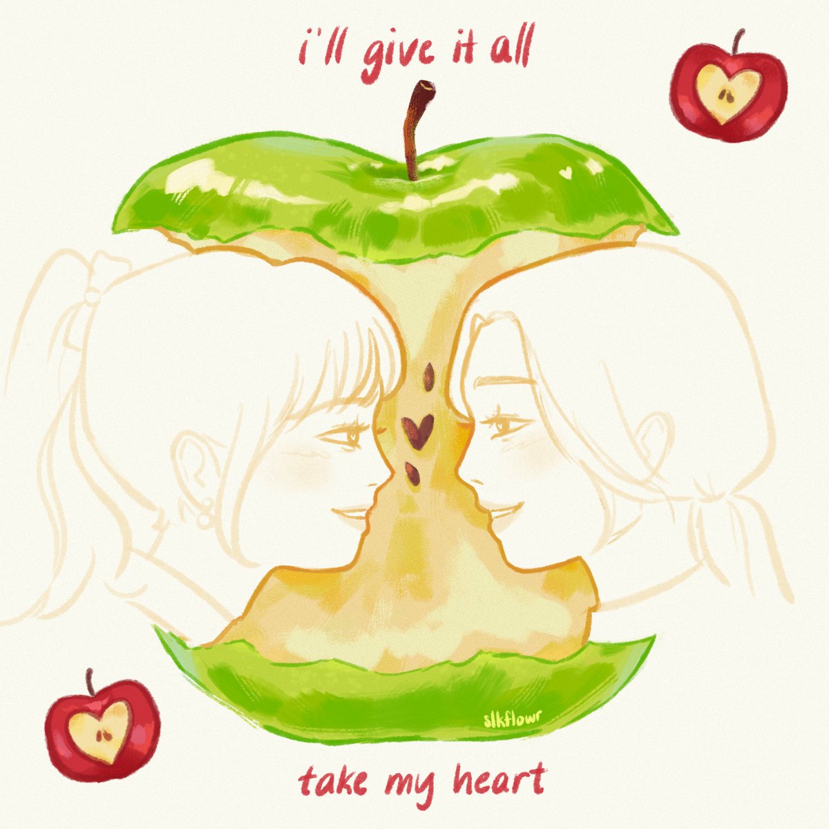 had to do the apple trend with chuuves 🍏🍎
#loonathefanart