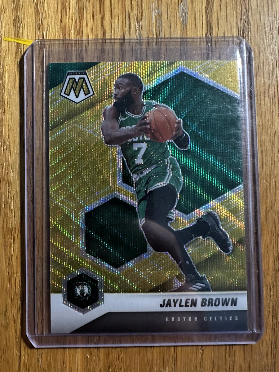 euphoriccards's tweet image. #euphoricstacksaleaugust
Jaylen Brown Gold Wave
$12
See pinned tweet for rules and shipping