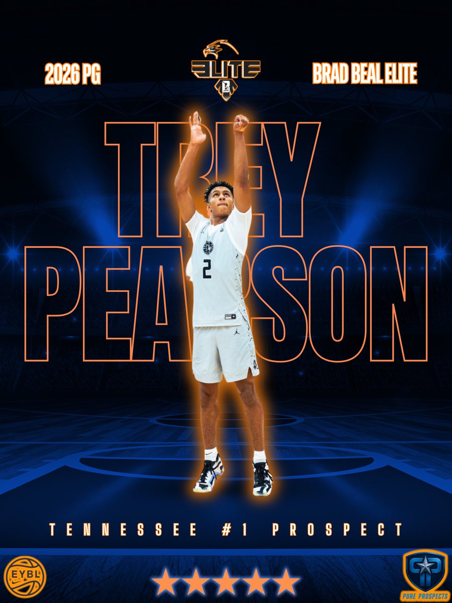 Pure Prospects (@pure_prospects) on Twitter photo 🔥 RECRUITING UPDATE: Tennessee’s No. 1 in 2026 – PG Trey Pearson <a href="/TreyPearson_2/">Trey Pearson</a>
📍 Pope John Paul II (TN) | Brad Beal Elite (EYBL) <a href="/BradBealElite/">Bradley Beal Elite</a>
📏 6’2½” | Class of 2026
There’s a reason Trey Pearson is widely regarded as Tennessee’s top prospect in the 2026 class — and he 🔥 RECRUITING UPDATE: Tennessee’s No. 1 in 2026 – PG Trey Pearson <a href="/TreyPearson_2/">Trey Pearson</a>
📍 Pope John Paul II (TN) | Brad Beal Elite (EYBL) <a href="/BradBealElite/">Bradley Beal Elite</a>
📏 6’2½” | Class of 2026
There’s a reason Trey Pearson is widely regarded as Tennessee’s top prospect in the 2026 class — and he