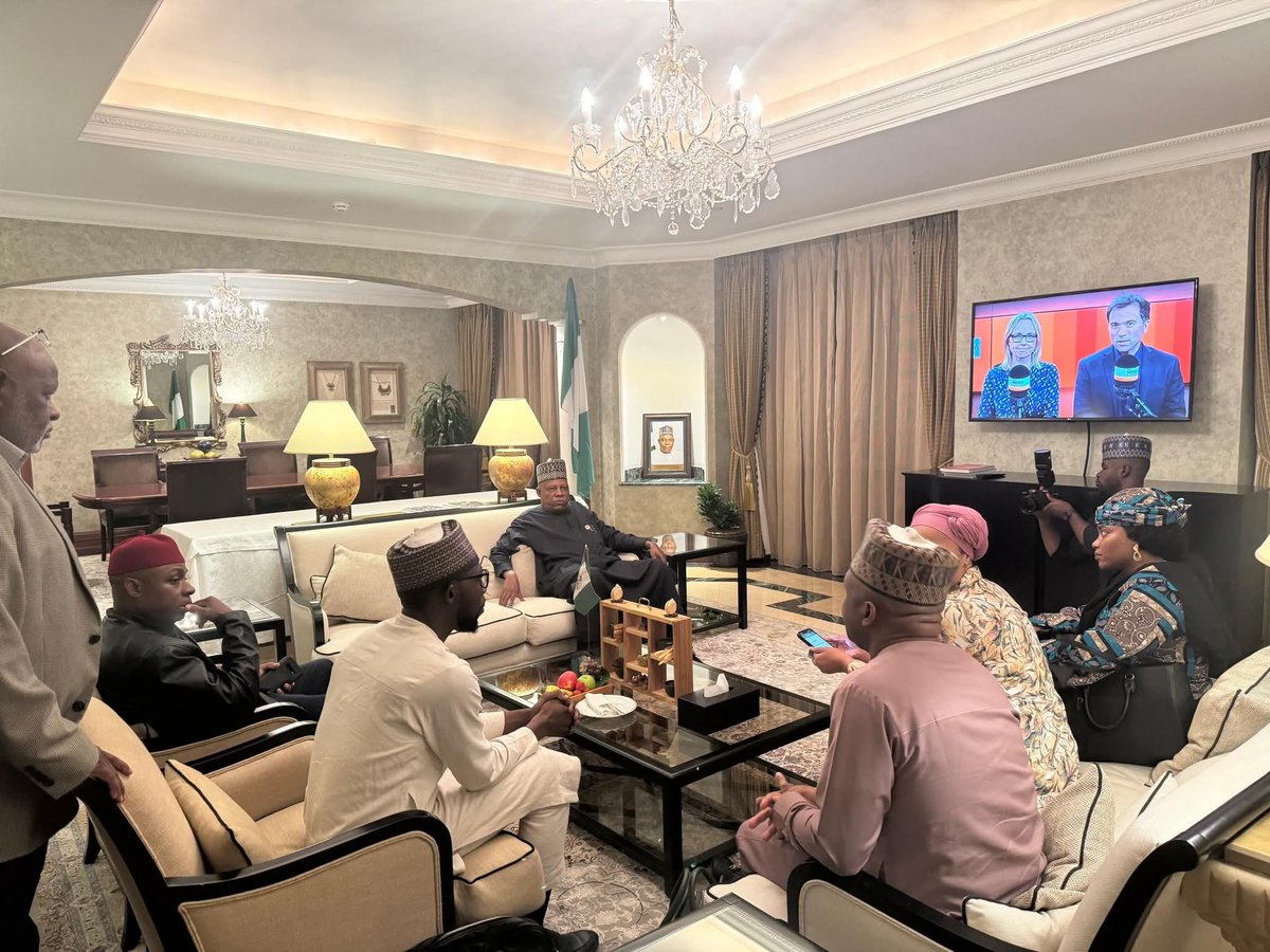 SadeeqKurbe's tweet image. STATE HOUSE PRESS RELEASE

VP @KashimSM Arrives In Addis Ababa For UN Food Systems Summit

** Nigeria gifts Ethiopia 2,000 cashew seedlings

The Vice President, Senator Kashim Shettima, has arrived in Addis Ababa, the Ethiopian capital, to represent Nigeria at the second United…