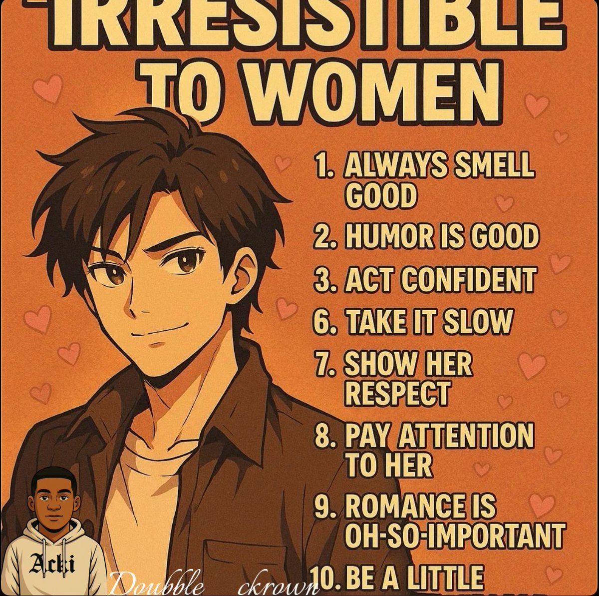 Doubble_ckrown's tweet image. 10 THINGS THAT MAKE YOU IRRESISTIBLE TO WOMEN

Lets divert a little bit away from crypto today 😁
____________________

Let&apos;s dive in;

We all would agree that good looks aren’t enough. 

To attract the woman of your dreams, you need to work more on yourself, you need more than…
