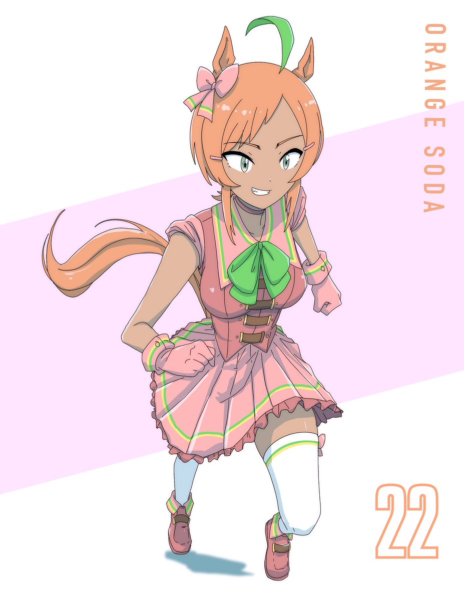 frankace_art's tweet image. Orange Soda - Mikan is joining the Uma Musume Pretty Derby!
She isnt very fast (more of a jogger) but she’s runnin’ for the fun of it 🍊🏃♀️➡️