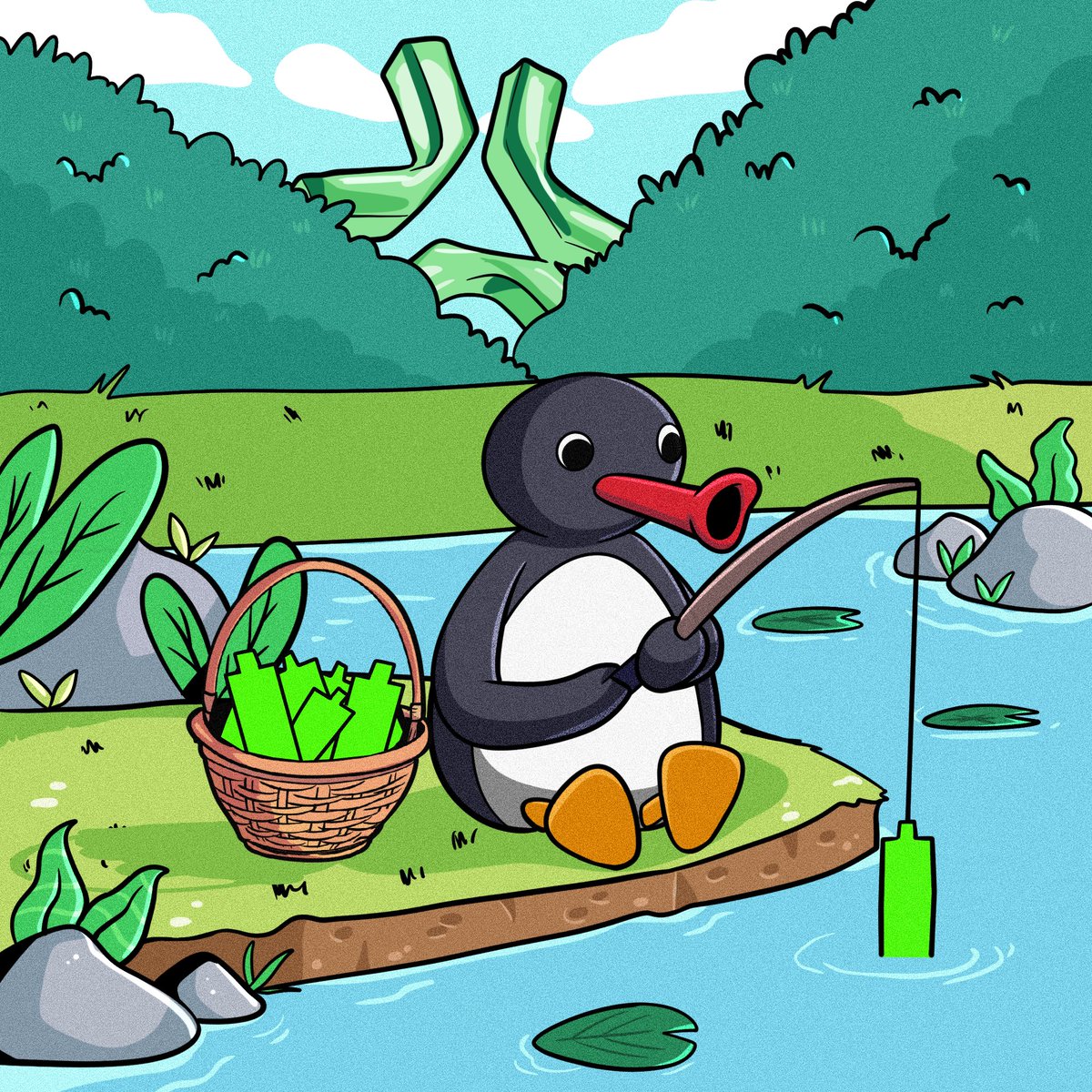 Fishing for green…