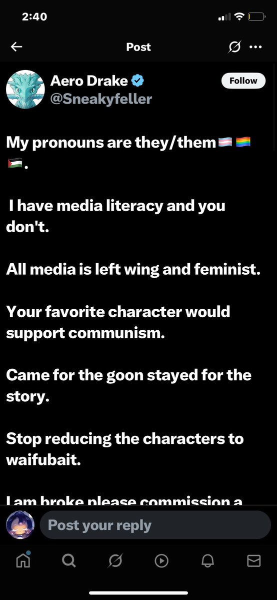 squidthemister's tweet image. There’s always a pattern with those that block me