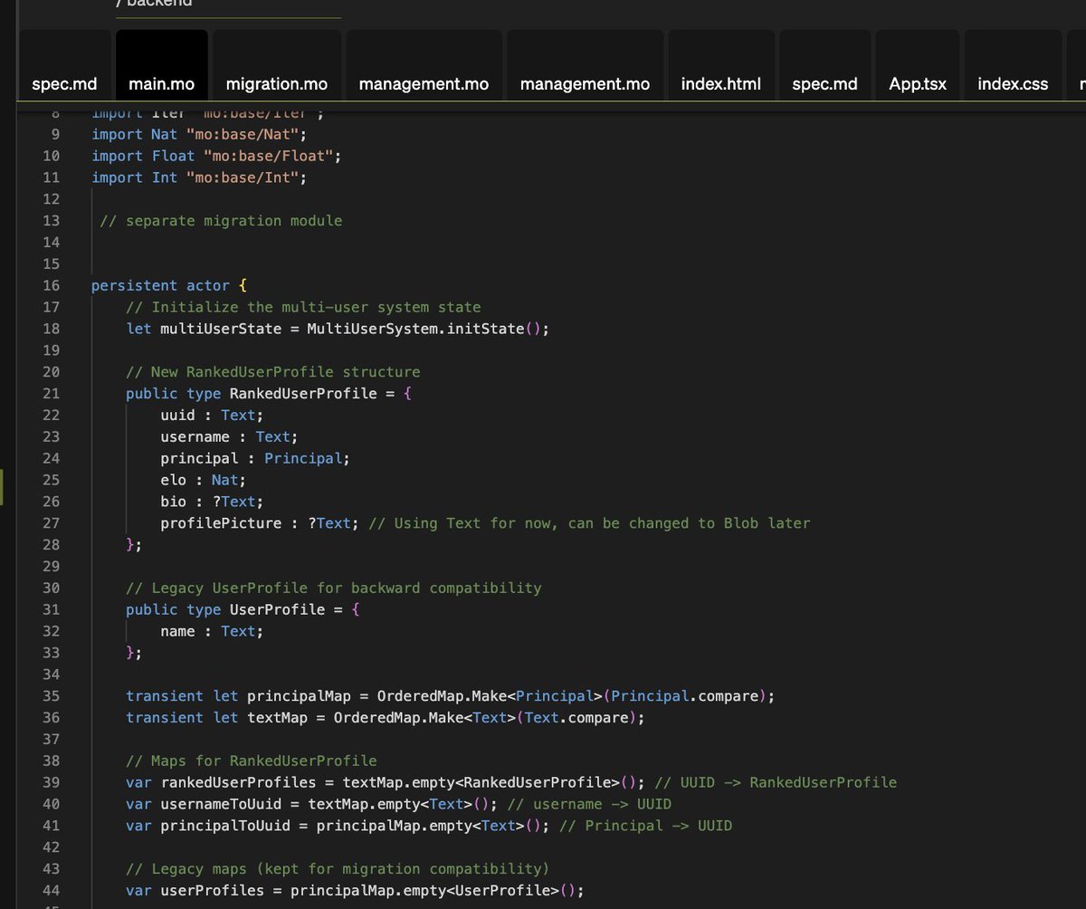 All right, New Day - New <a href="/caffeineai/">caffeine</a>  Alpha: User Management

This one is a bit technical, so please don't get offended if it's not in "natural language." If you don't understand what I'm talking about here, drop a comment—I'd be happy to explain.

If you've written code and