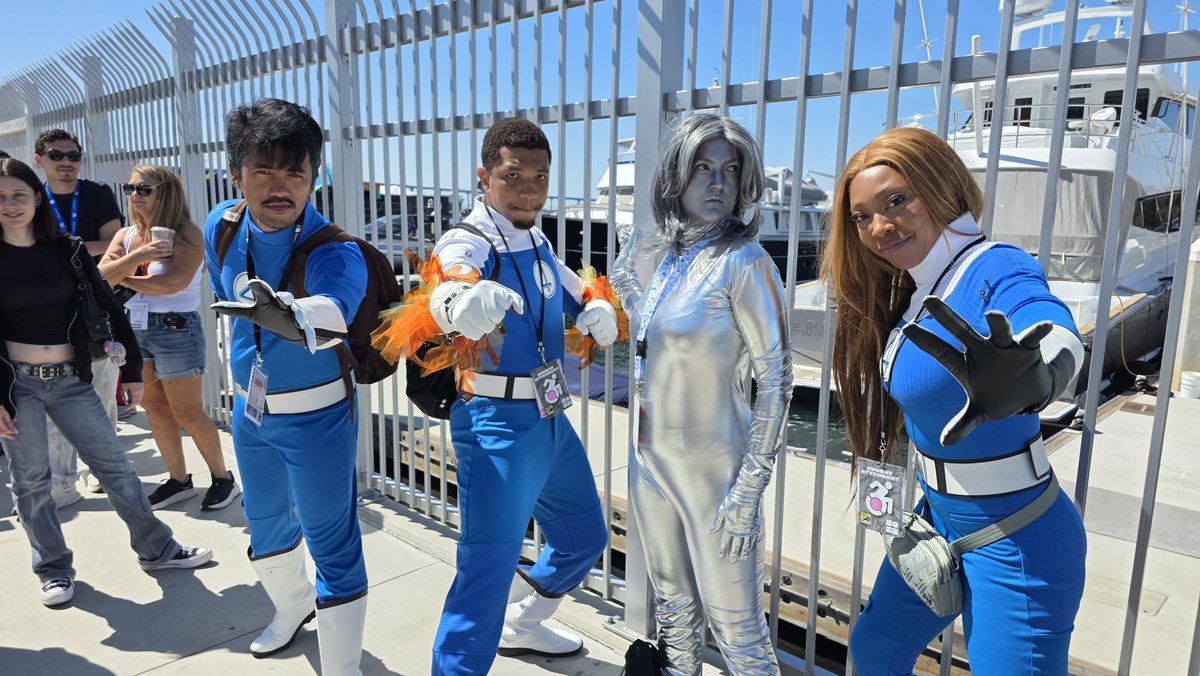 RobSWhiteside's tweet image. Cosplay at this year&apos;s #sdcc is amazing.  Lots of #FantasticFour and more!
