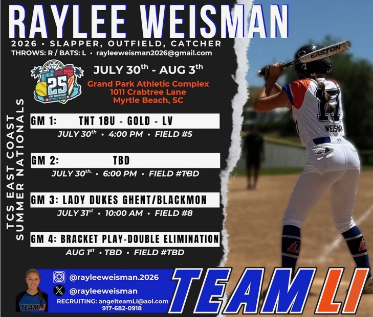 Raylee Weisman_2026 tweet media