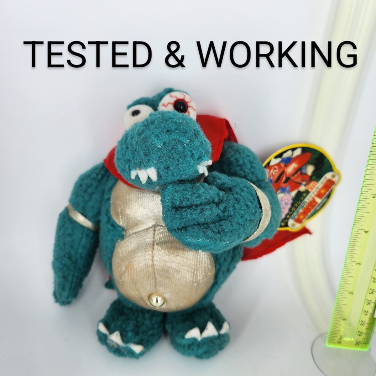 CursedMario's tweet image. this k rool plush might be one of the greatest plushies ive ever seen.