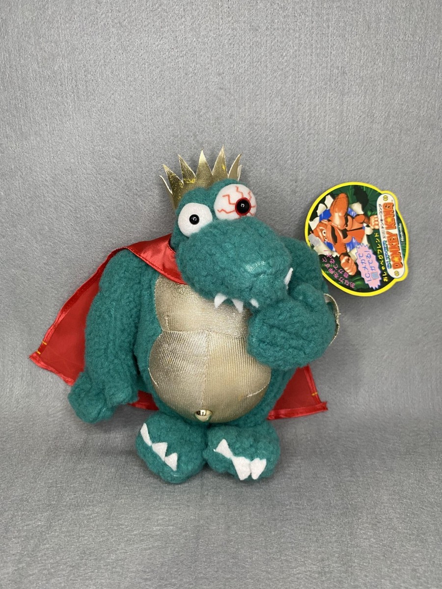 CursedMario's tweet image. this k rool plush might be one of the greatest plushies ive ever seen.
