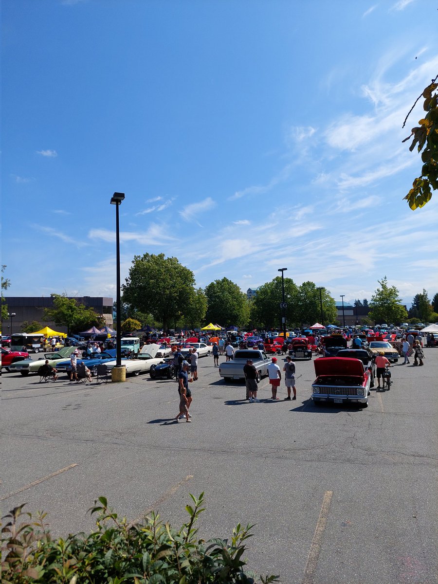 The AbbyPD car meet is in full swing today at the Seven Oaks Mall parking lot. Come on down to this free event. Hope to see you out. Lots of things to see and do. We have live music going on all day as well. We are here until 4 pm.