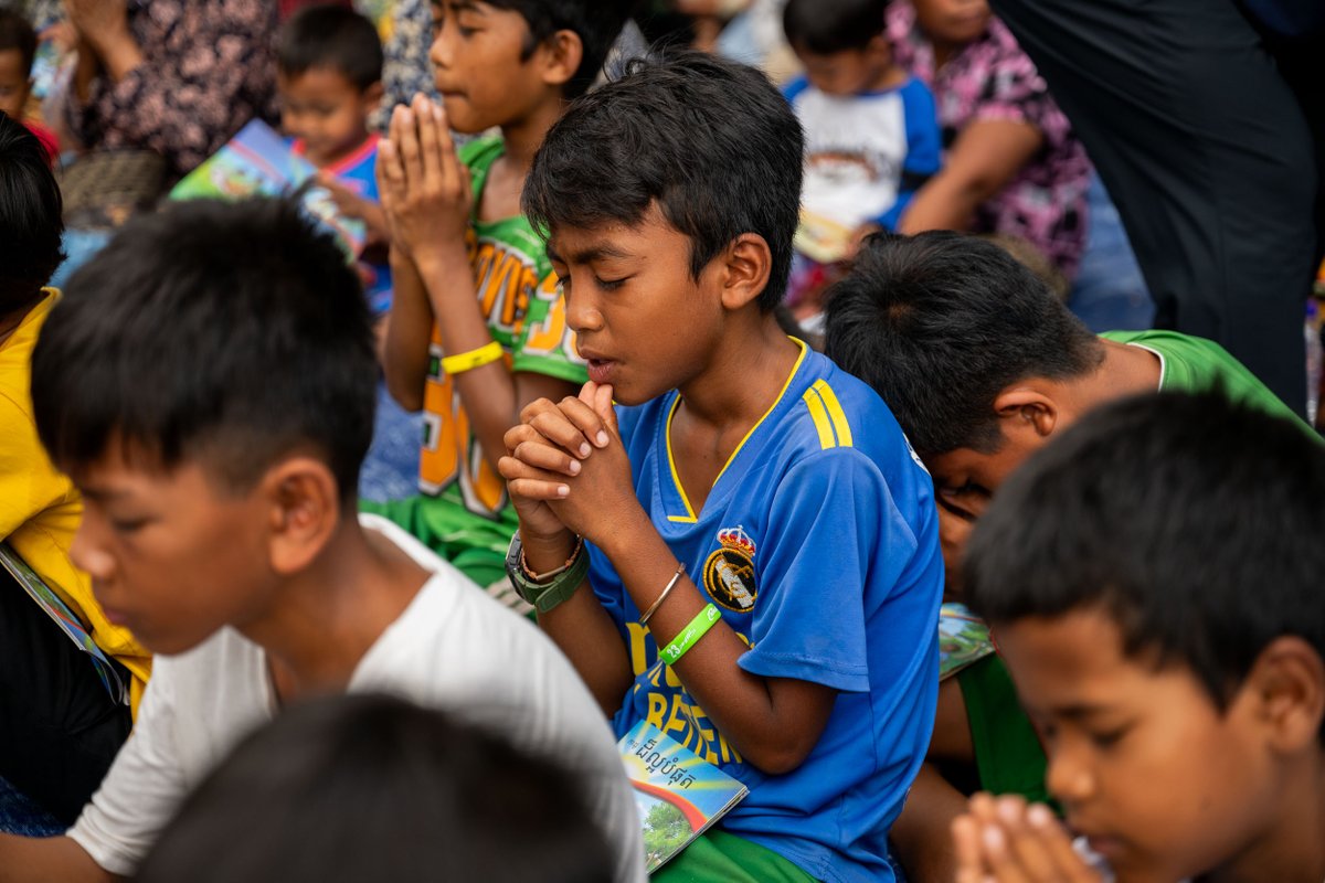 Some children might accept Jesus at the outreach event. For others, it might be as they reflect on the gift that was freely given to them...nothing in return. ❤️

Maybe it's during The Greatest Journey discipleship program or years down the road as they remember that glimmering