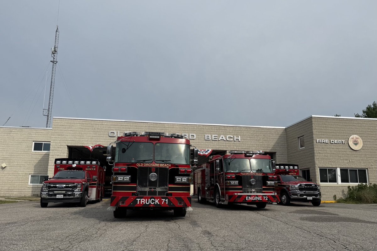 Fire Station at Old Orchard Beach Maine