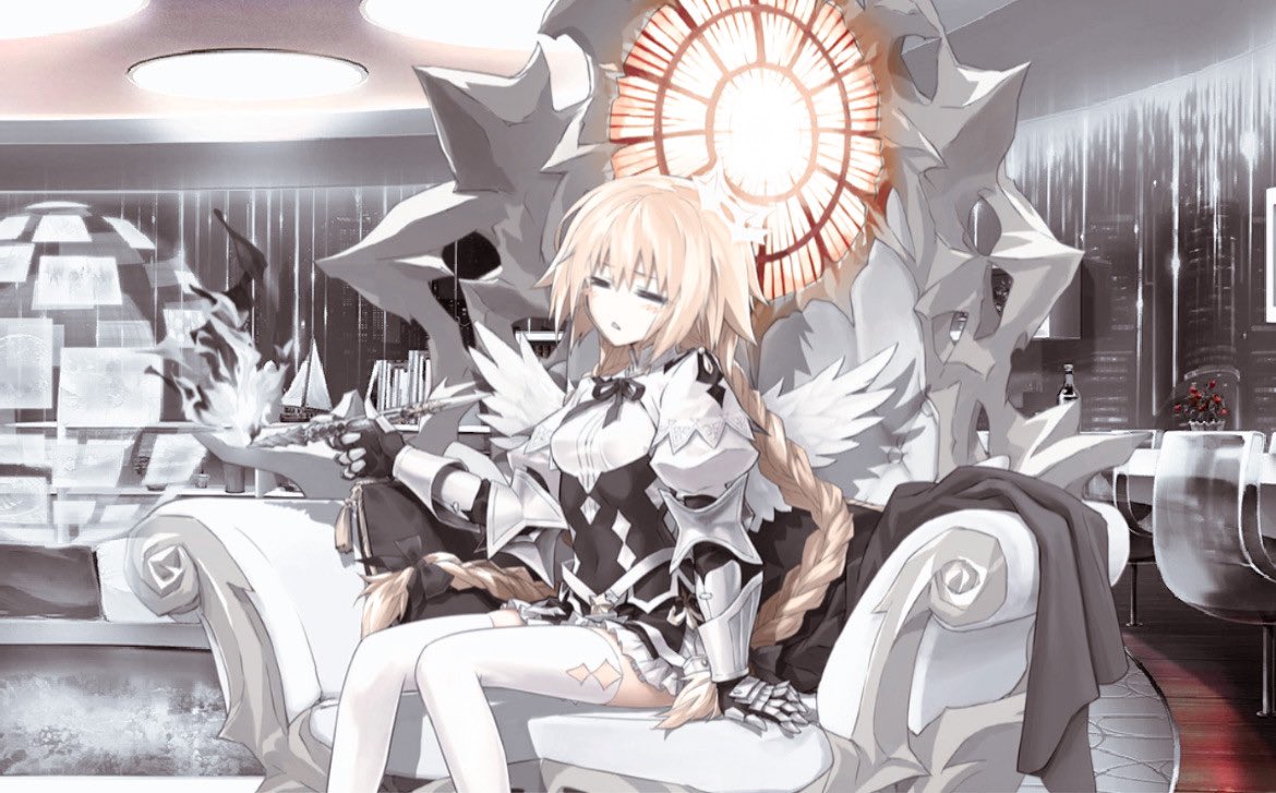 orleanslight's tweet image. ⠀
❛ Yawwwn… Ah, so sleepy…
Mm? Mmmm?
What? Somebody called me?
…Ehem. My apologies.
Metatron Jeanne. I have arrived answering to your summons.
❜ Golden lashes parted slightly to see the Master.
❛ You … are the one who called me? ❜
@__Former_Queen
⠀