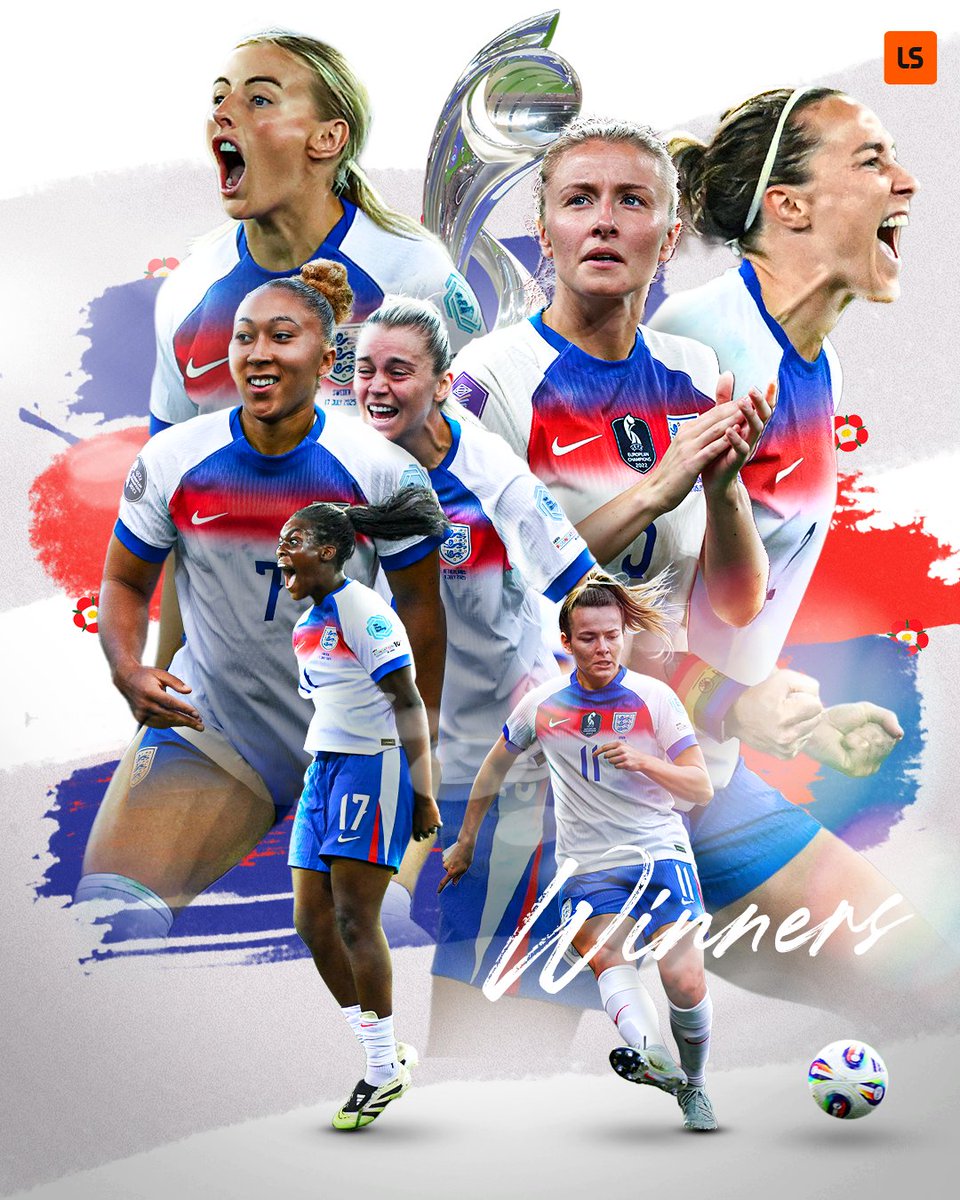 The Lionesses retain their European Championship crown 🏆🏴󠁧󠁢󠁥󠁮󠁧󠁿🦁