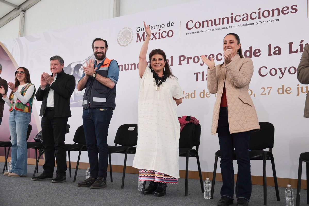 Juan Rubio Gualito (@juanrubiog) on Twitter photo Esta mañana acompañamos a la Presidenta <a href="/Claudiashein/">Claudia Sheinbaum Pardo</a>, y a Jefa de Gobierno, <a href="/ClaraBrugadaM/">Clara Brugada Molina</a>, en el banderazo de salida del proyecto de la Línea 4 del Cablebús, una obra sustentable que conectará Tlalpan con Coyoacán y que transformará la movilidad para miles de personas, Esta mañana acompañamos a la Presidenta <a href="/Claudiashein/">Claudia Sheinbaum Pardo</a>, y a Jefa de Gobierno, <a href="/ClaraBrugadaM/">Clara Brugada Molina</a>, en el banderazo de salida del proyecto de la Línea 4 del Cablebús, una obra sustentable que conectará Tlalpan con Coyoacán y que transformará la movilidad para miles de personas,