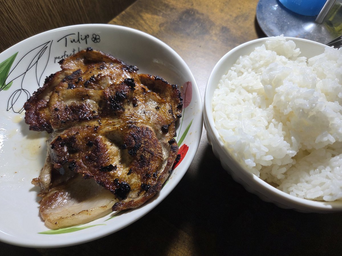 the_rolling_pig's tweet image. これはさっき作った生姜焼き
