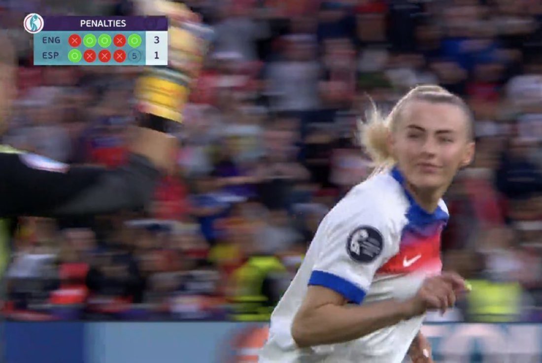 PapaPincus's tweet image. Chloe Kelly is the bollocks

Well done @Lionesses ❤️👏