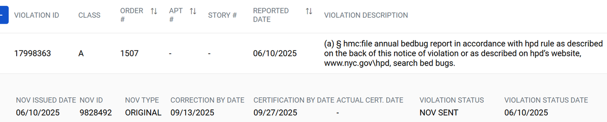 Hi <a href="/NewYorkStateAG/">NY AG James</a> Letitia James: Just your friendly annual reminder that the bed bug report for your illegally-declared 4-unit-but-really-5-unit Brooklyn building is still missing.

You’re the top law enforcement officer in NY. Maybe try following… the law? 🪳📄