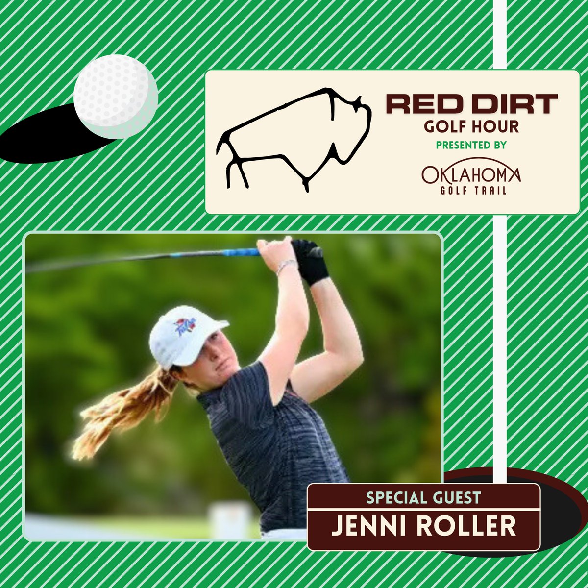 RDGC_OK's tweet image. NOW ON THE POD: @TulsaWGolf and 2025 WOGA State Am Champ Jenni Roller. rss.com/podcasts/red-d…