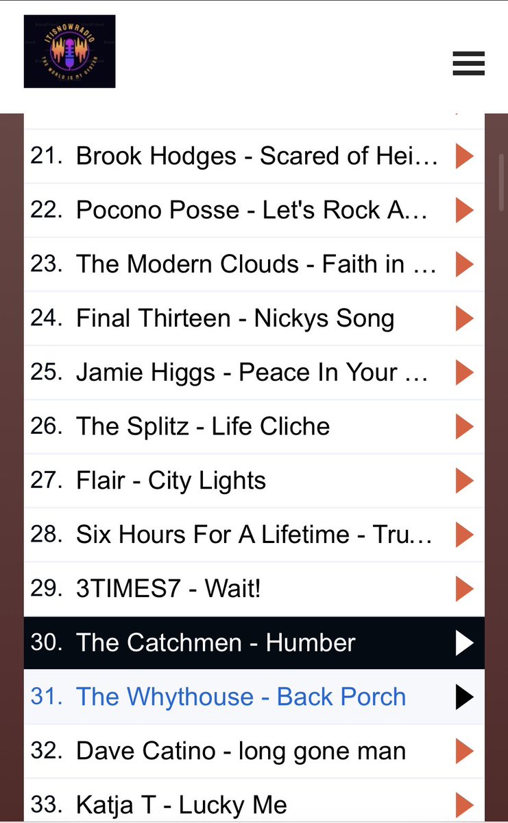 BigG_Mgmt_PR's tweet image. Great to see 3 of our bands/artists in the @itisnowpod #TOP40
New Entry: No.25 ‘Peace In Your Sound’ @jamiehiggsmusic
No.27 ‘City Lights’ @flairband0141
No.29 ‘Wait!’ @3times7london
Thank you to Marcus and all who voted.
You can listen or vote here:
itisnowradio.com/top-40.html