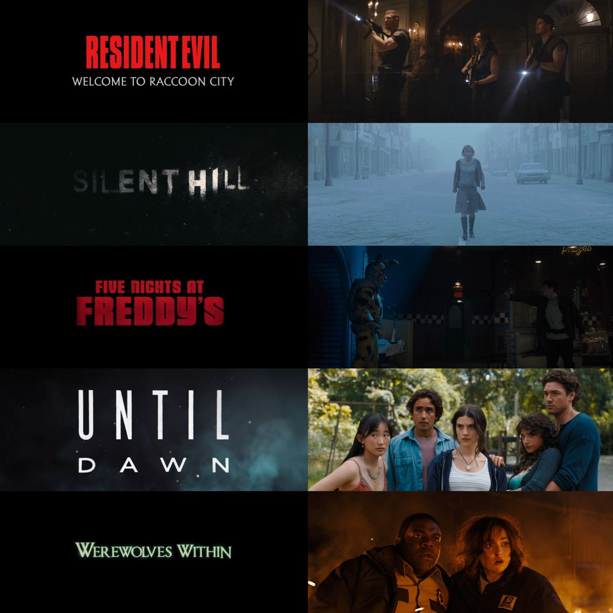 horror video game adaptations