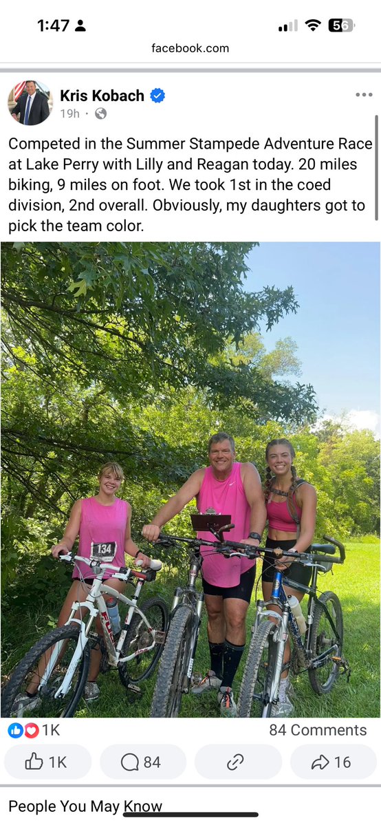 iamyourfarmer's tweet image. I’ve got several DTC consumer bikes so I’m not judging that, but I feel like a guy like Kris Kobach and his rhetoric should be spending his dollars at a LBS not a motebecane from bikesdirect.