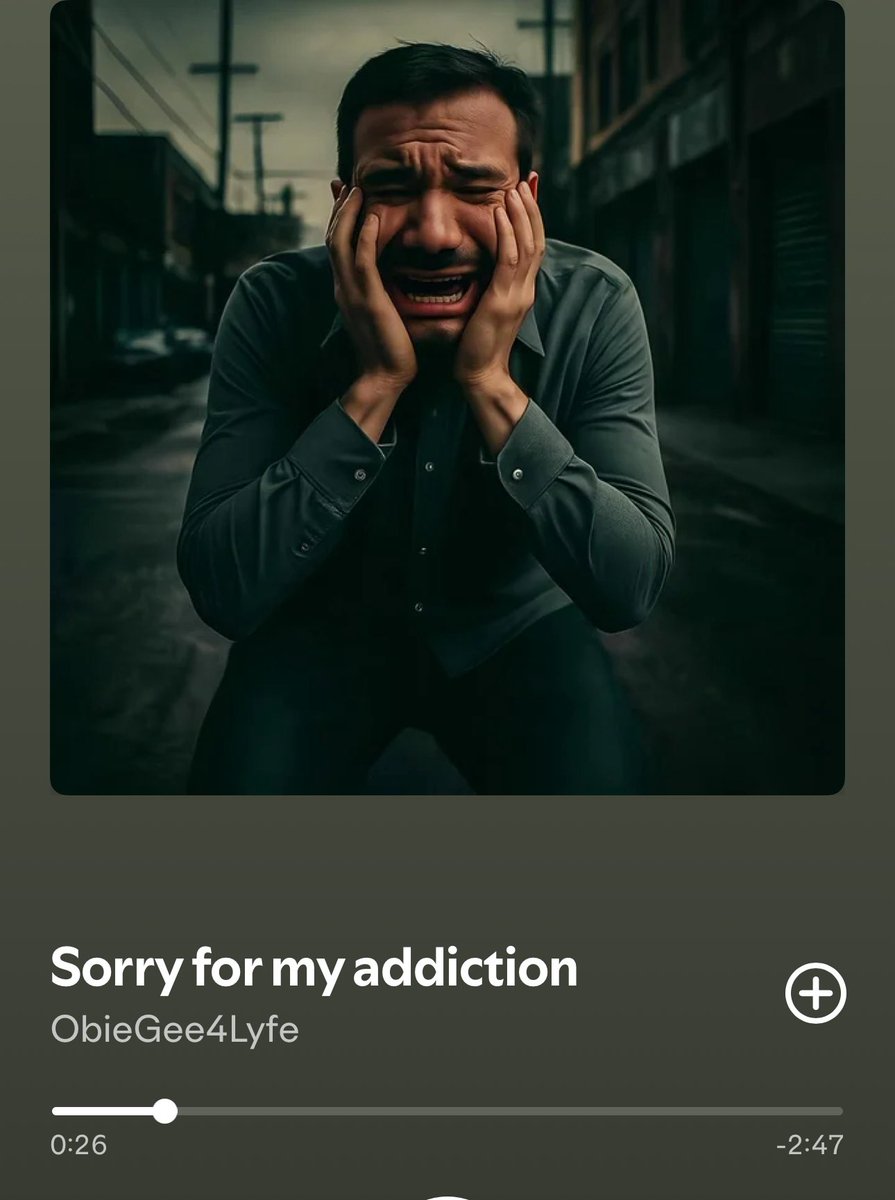 obiegee4lyfe's tweet image. Afternoon everyone
Brand new track called
“Sorry for my addiction”
Is out now on Spotify
Link in comments