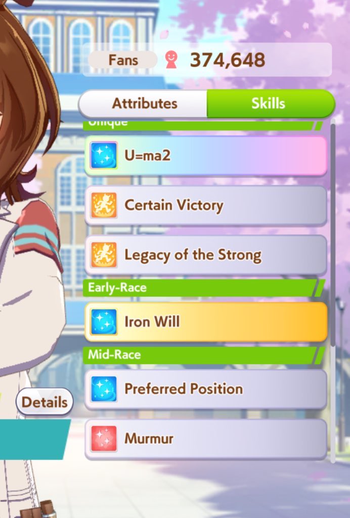 mecanoroses's tweet image. B+ rank halfway to A rank run without lay low or hydrate even. Low C rank stamina. 0 alarm clocks used 100% WR + 7 G1 wins in a row. this is the power of Agnes Tachyon