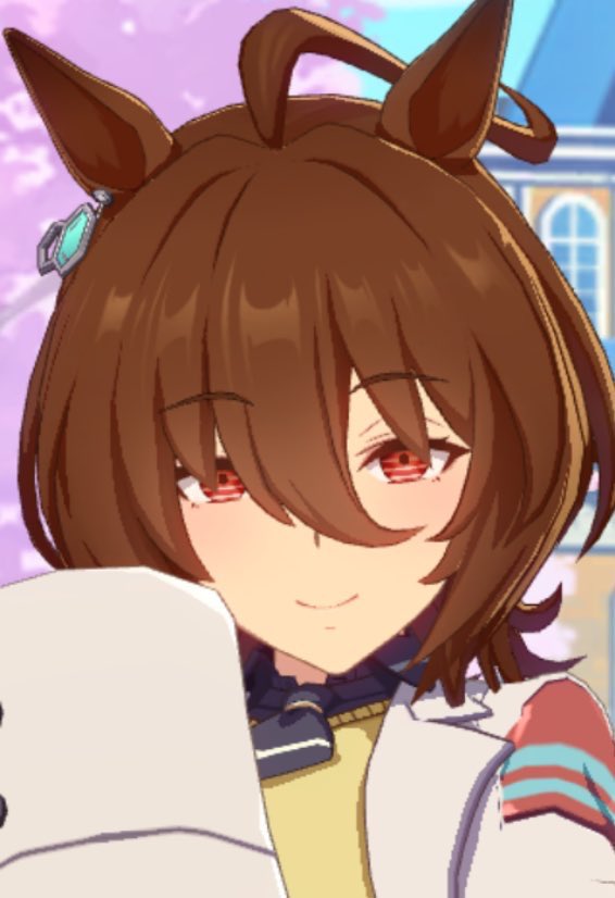mecanoroses's tweet image. B+ rank halfway to A rank run without lay low or hydrate even. Low C rank stamina. 0 alarm clocks used 100% WR + 7 G1 wins in a row. this is the power of Agnes Tachyon